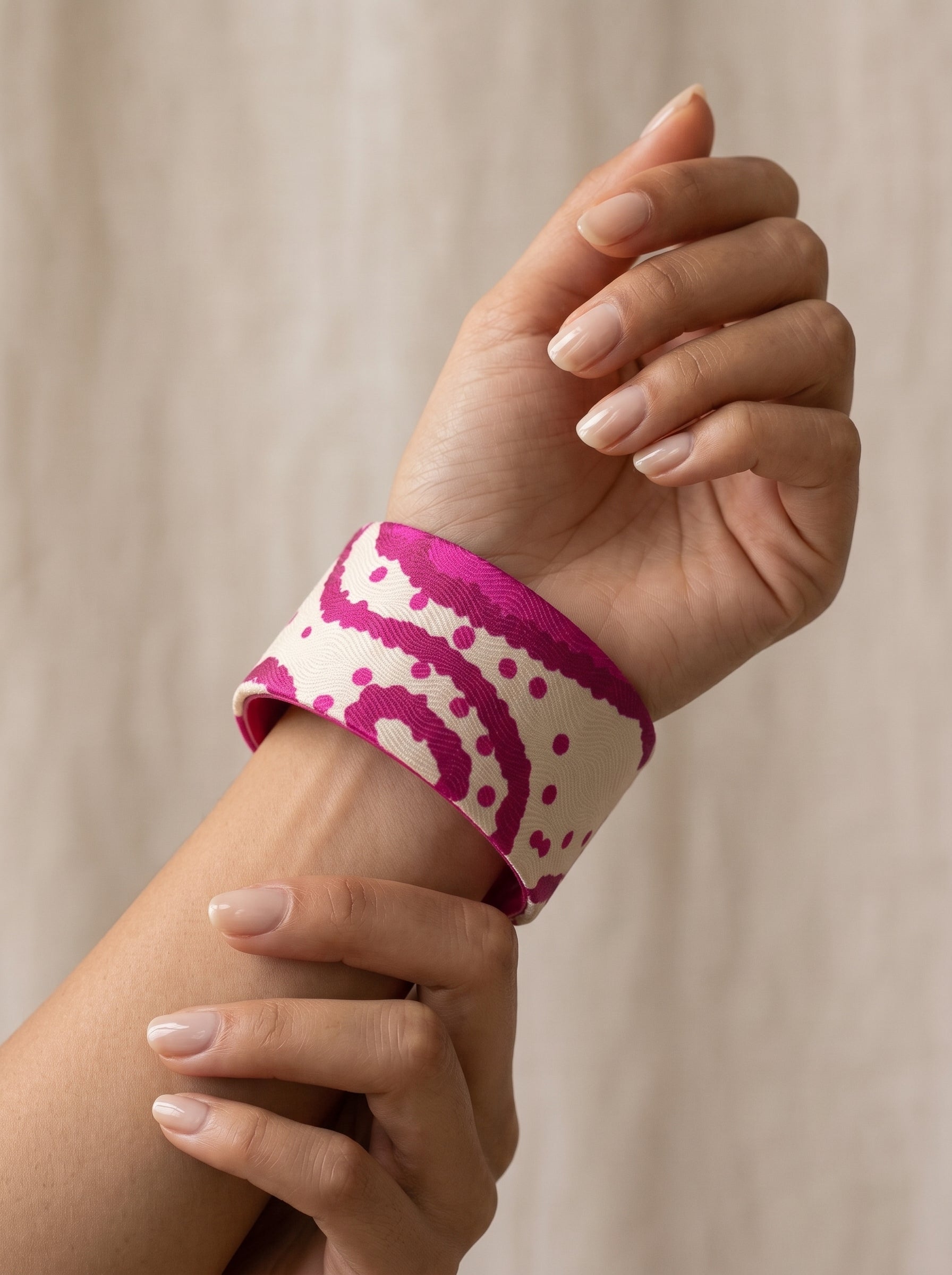 PULSERA AYACUCHO FUSCIA