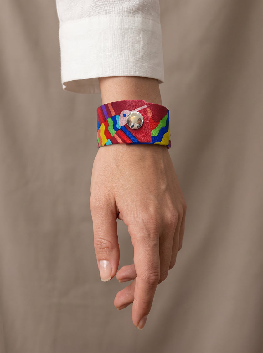 PULSERA NAZCA ROJO