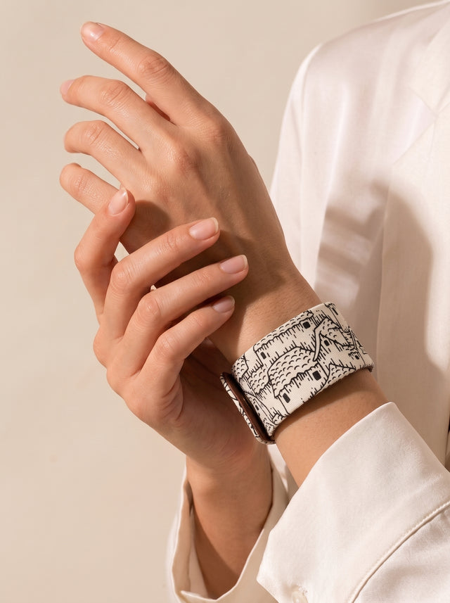 PULSERA CALLES DE CUSCO BEIGE