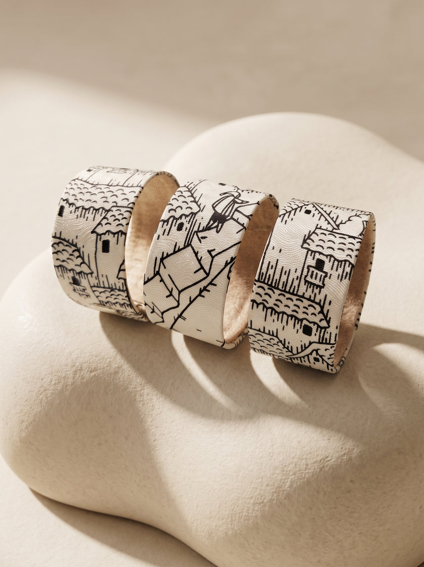 PULSERA CALLES DE CUSCO BEIGE