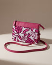 CARTERA CROSS BODY.2 AYACUCHO FUCSIA