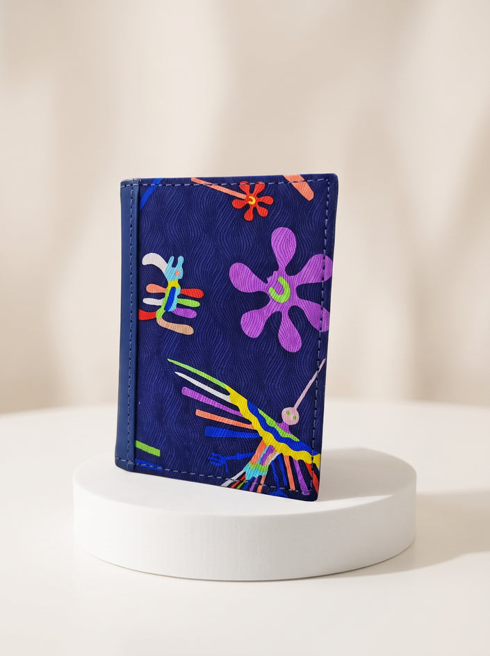 CARTERA TARJETERO NAZCA AZUL