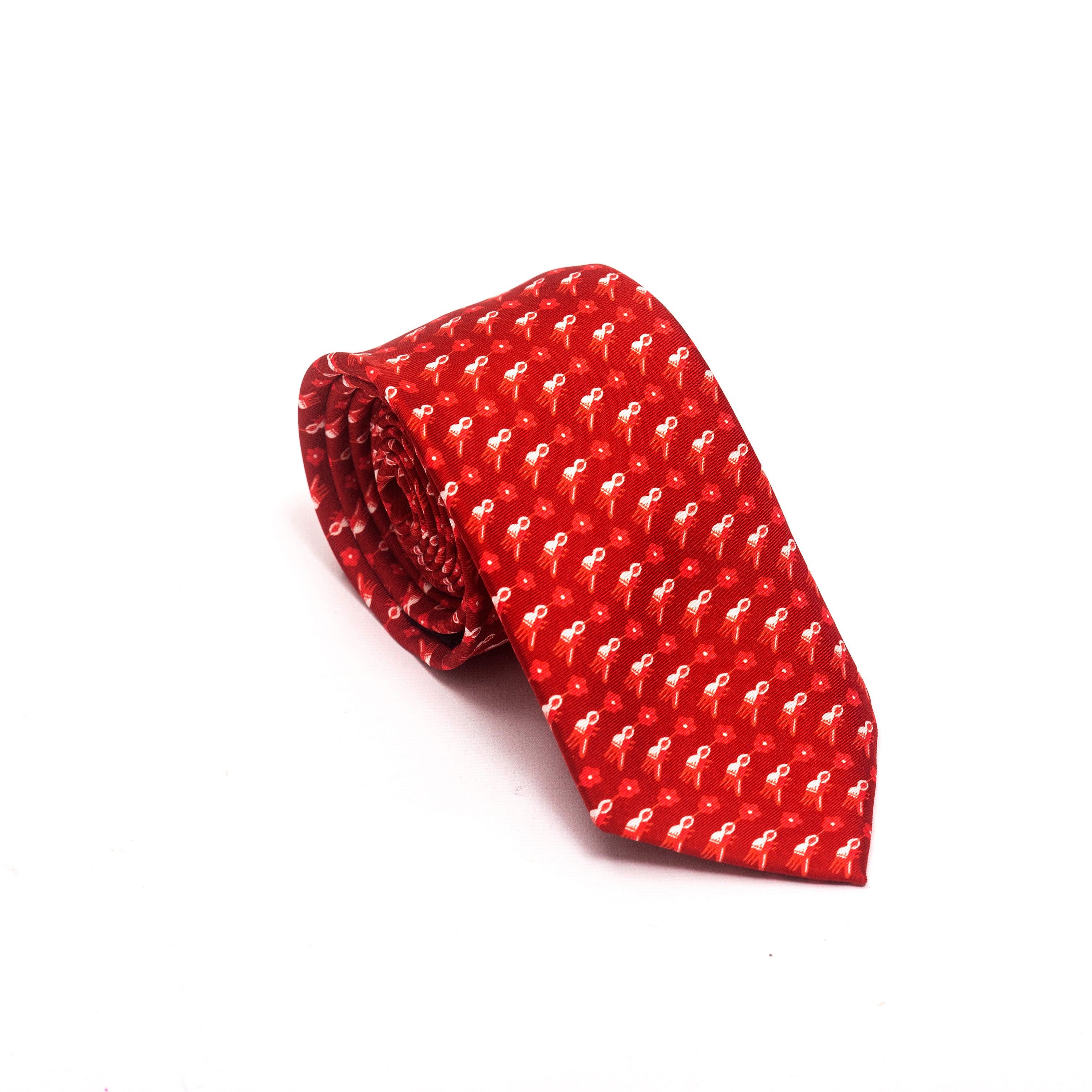 CORBATA COLIBRI NAZCA ROJO