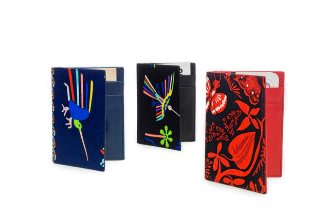 CARTERA TARJETERO NAZCA NEGRO