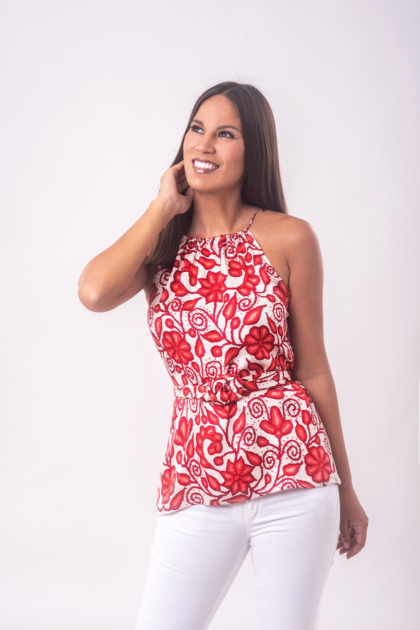 BLUSA4 AYACUCHO ROJO