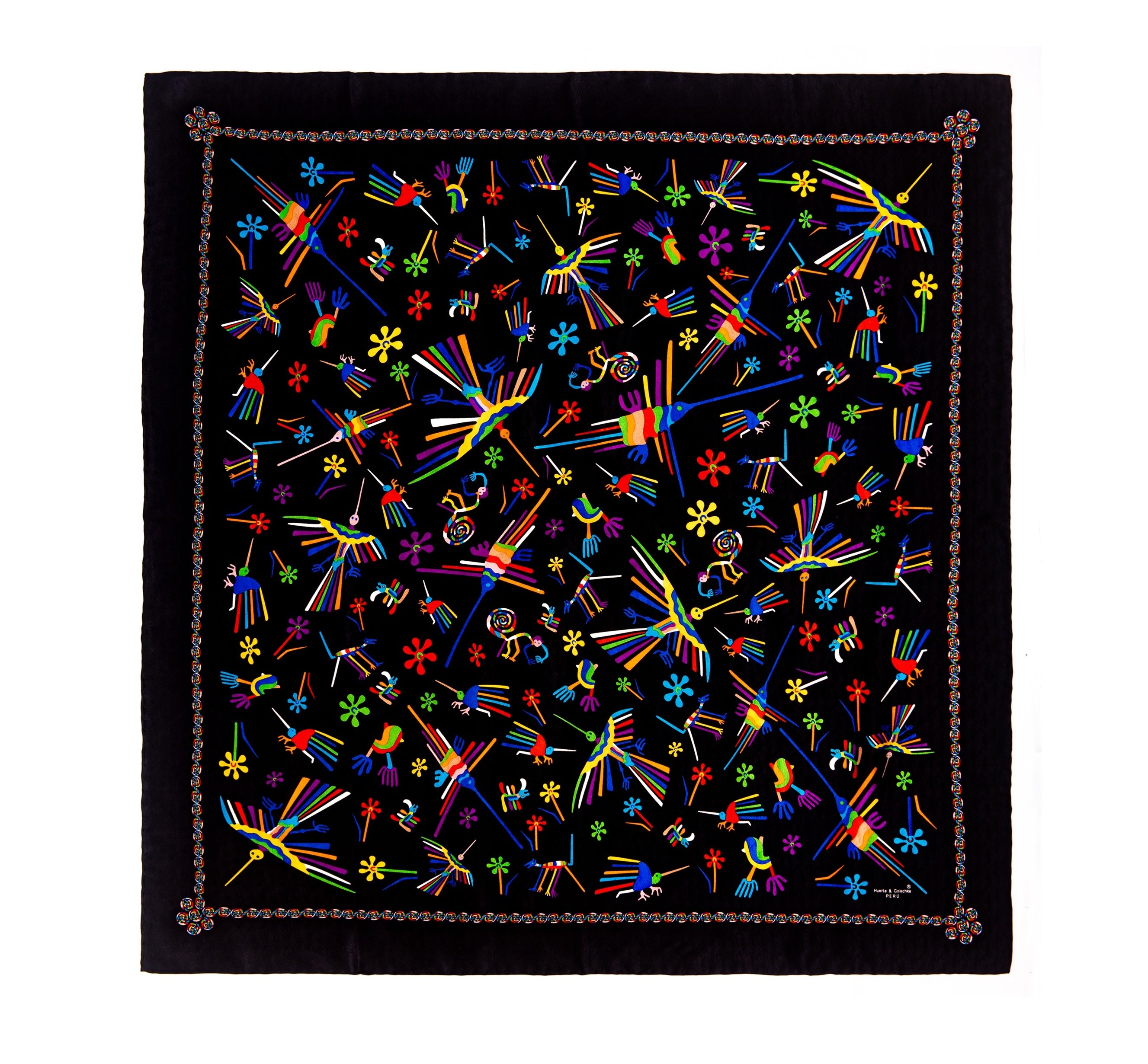 PAÑOLETA NAZCA NEGRO