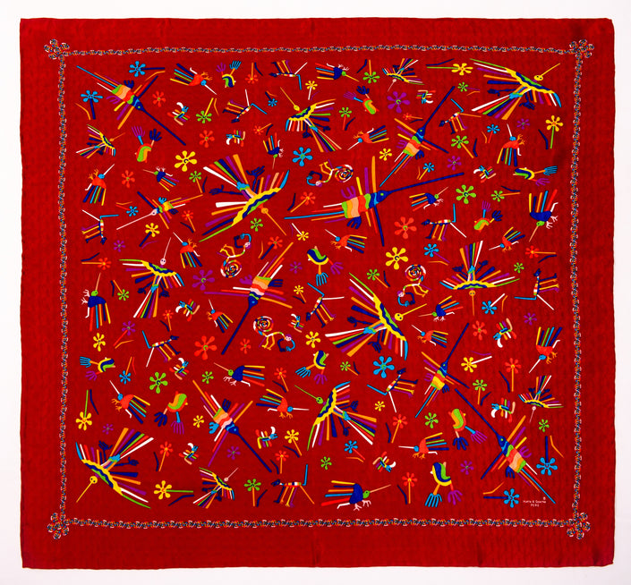 PAÑOLETA NAZCA ROJO