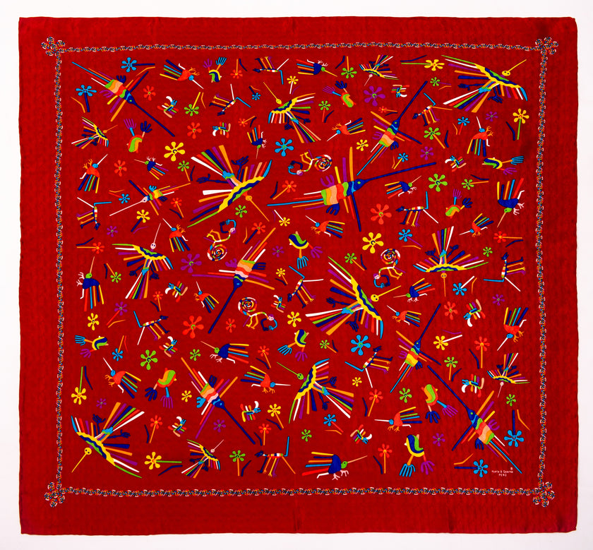 PAÑOLETA NAZCA ROJO