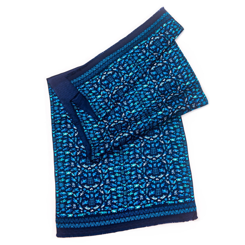 CHAL DOBLE NAZCA AZUL