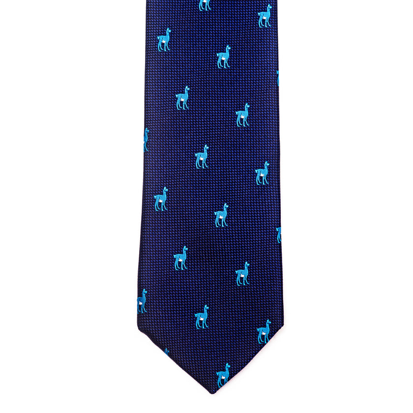 CORBATA WOVEN LLAMA AZUL
