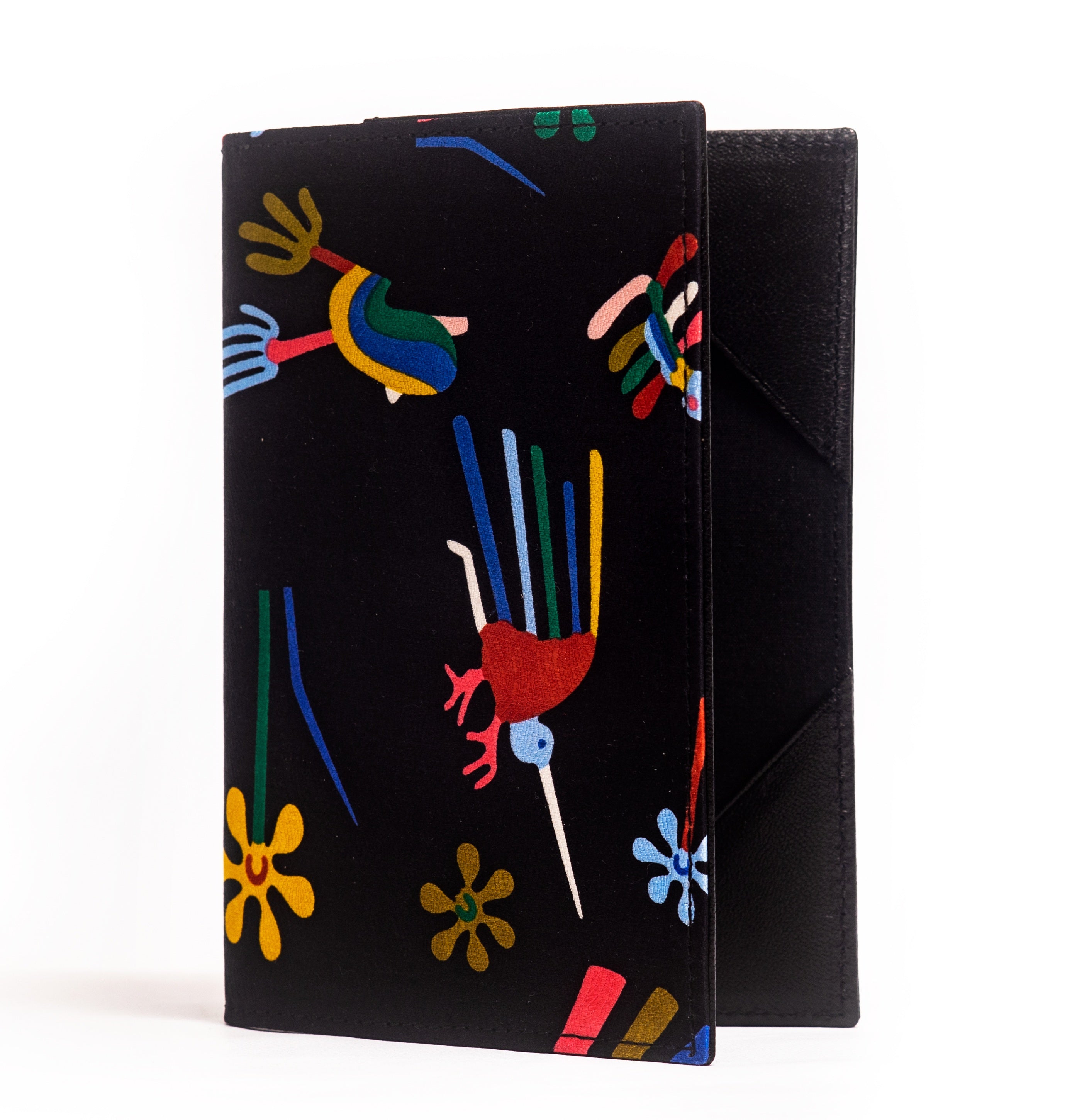 CARTERA PASAPORTE NAZCA NEGRO