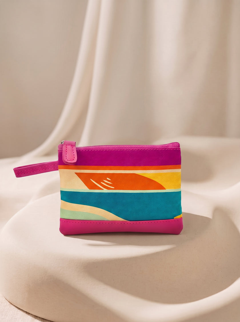 CARTERA MONEDERO MONTAÑA FUCSIA