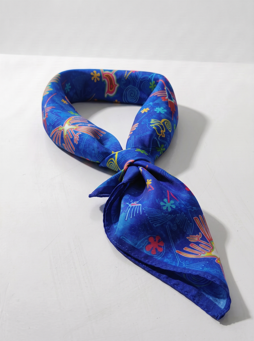 PAÑUELO NAZCA AZUL