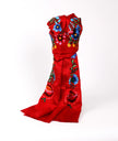 CHAL FLOR ANDINA ROJO