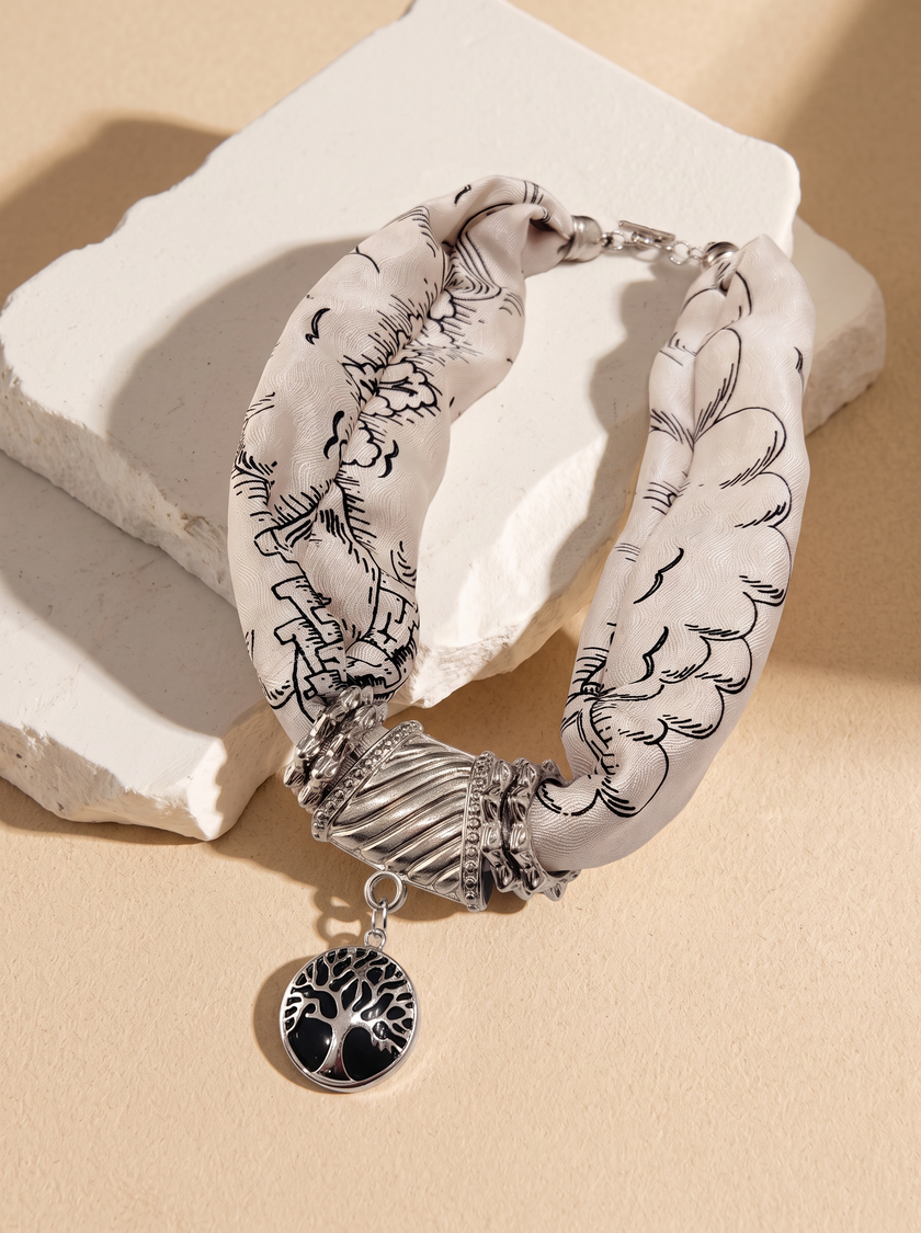 COLLAR CALLES CUSCO BEIGE