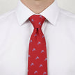 CORBATA PAJARO NAZCA ROJO
