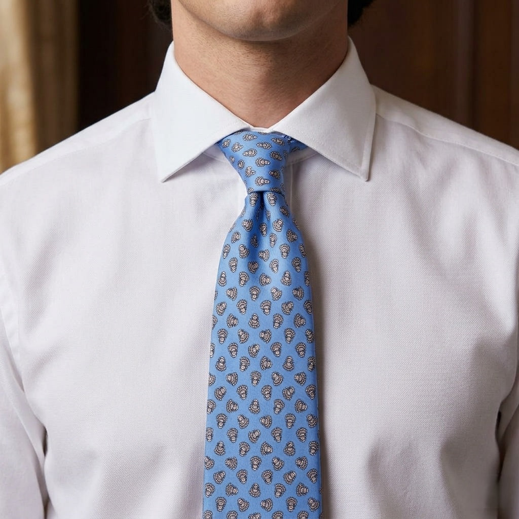 CORBATA CARA INCA CELESTE