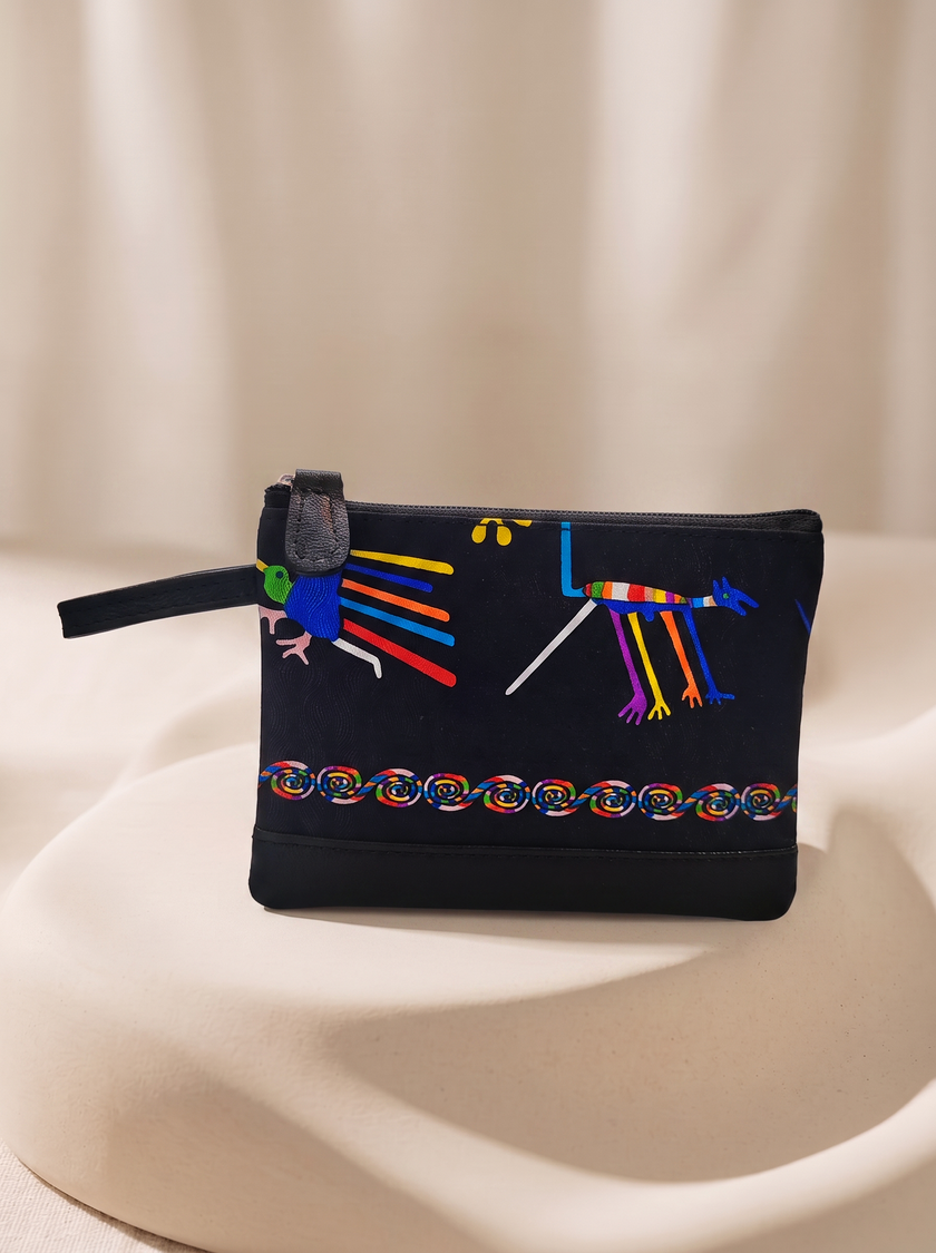 CARTERA MONEDERO NAZCA NEGRO