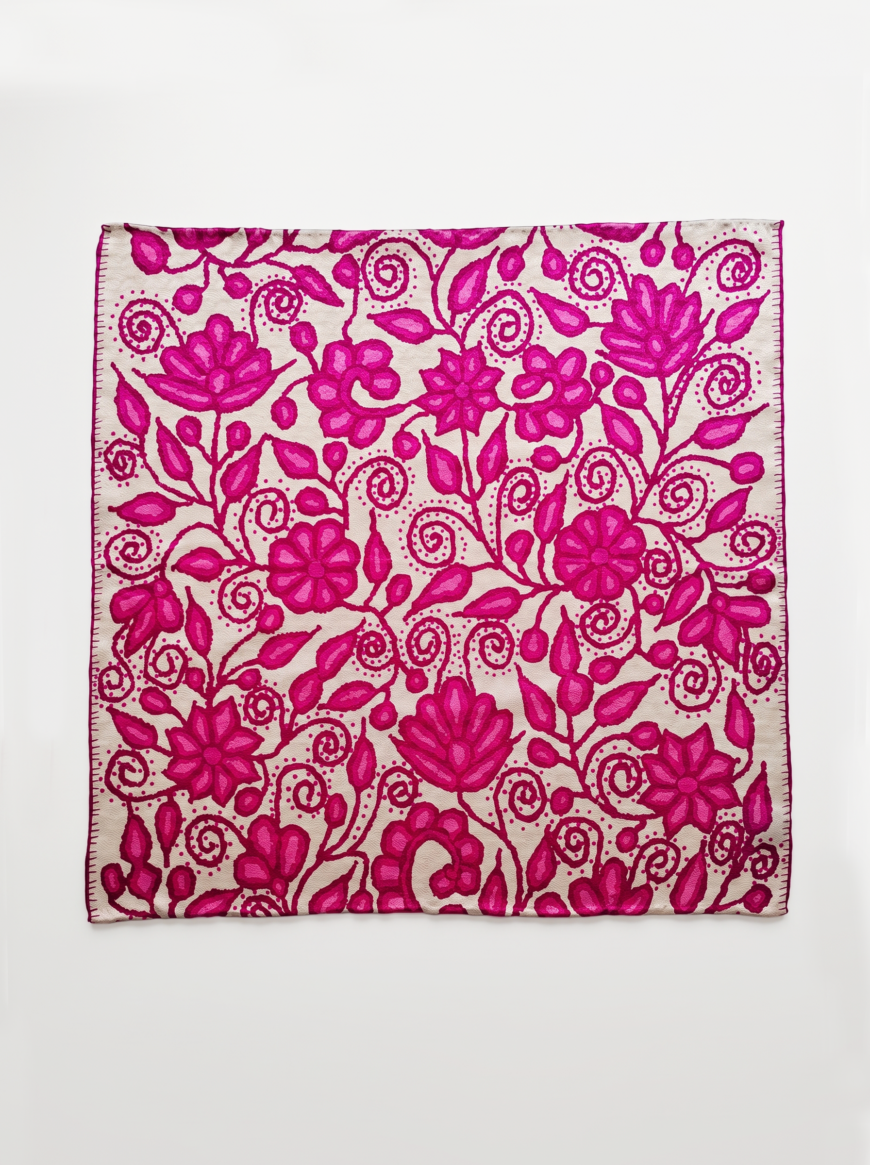PAÑUELO AYACUCHO FUCSIA