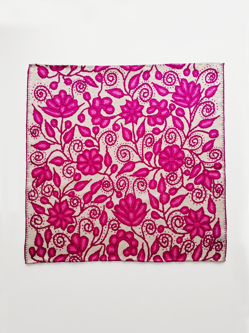 PAÑUELO AYACUCHO FUCSIA