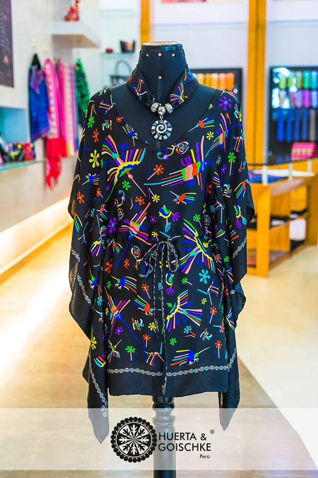 BLUSA TÚNICA NAZCA NEGRO