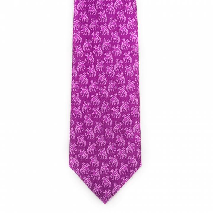 CORBATA CABALLO DE PASO LILA