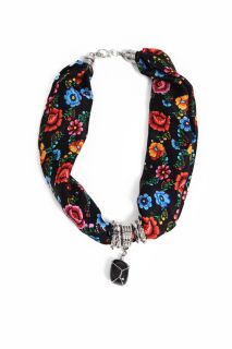 COLLAR FLOR ANDINA NEGRO
