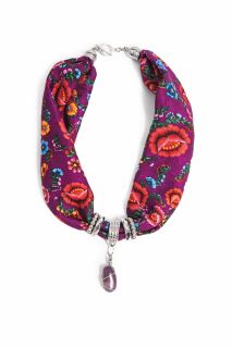 COLLAR FLOR ANDINA PURPURA