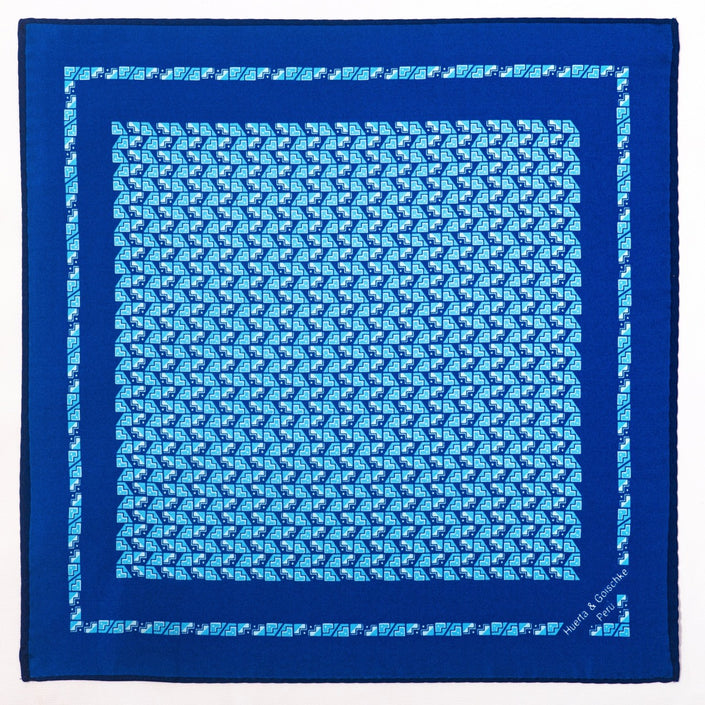 PAÑUELO HOMBRE INCA AZUL