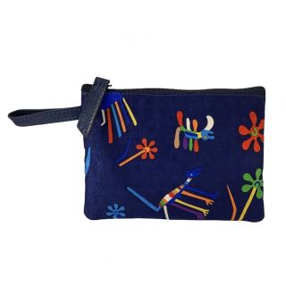 CARTERA MONEDERO NAZCA AZUL