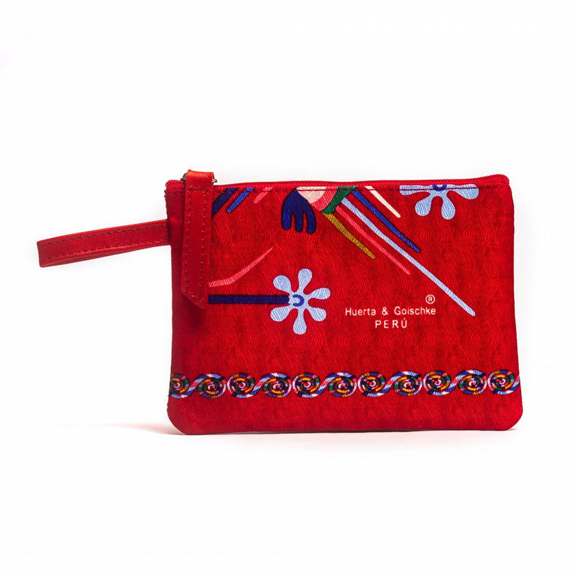CARTERA MONEDERO NAZCA ROJO
