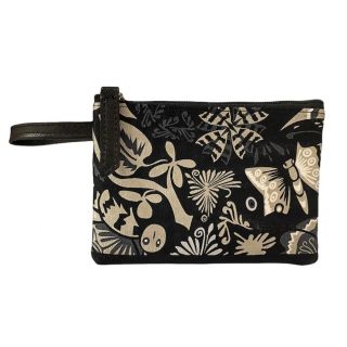 CARTERA MONEDERO MARIPOSA NEGRO