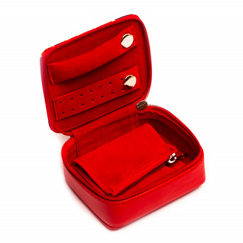 CARTERA JOYERO MARIPOSA ROJO